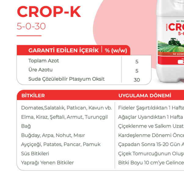 CROP-K 5-0-30